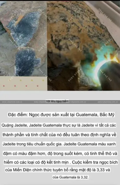 Tổng quan đầy đủ về ngọc cẩm thạch Guatemala