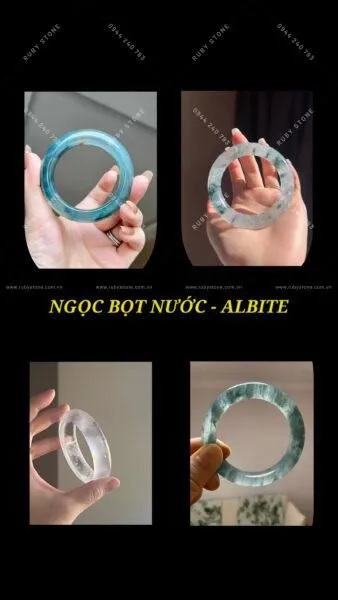 Tổng quan về Albite - Ngọc bọt nước và cách phân biệt Albite và Jadeite