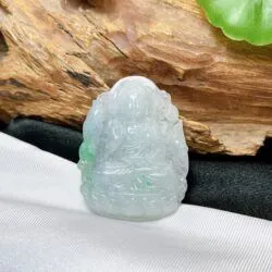 A Di Đà Phật ngọc Phỉ thuý nếp băng Myanmar