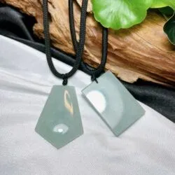 Mặt dây vô sự bài ngọc Cẩm thạch Myanmar - Ảnh 6