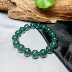 Vòng chuỗi Phỉ thuý lam ngọc 12 ly - Hình ảnh 2