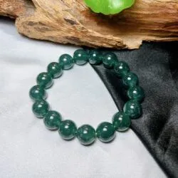 Vòng chuỗi Phỉ thuý lam ngọc 12 ly - Hình ảnh 4