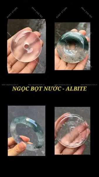 Tổng quan về Albite - Ngọc bọt nước và cách phân biệt Albite và Jadeite