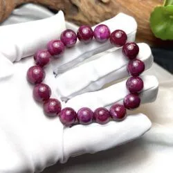 Vòng chuỗi đá Ruby Nam Phi sao thiên nhiên 11.5 ly Vòng chuỗi đá Ruby Nam Phi sao thiên nhiên 11.5 ly