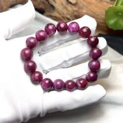 Vòng chuỗi đá Ruby Nam Phi sao thiên nhiên 11.5 ly Vòng chuỗi đá Ruby Nam Phi sao thiên nhiên 11.5 ly