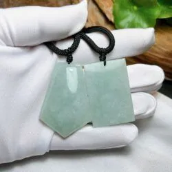 Mặt dây vô sự bài ngọc Cẩm thạch Myanmar - Ảnh 4