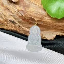 Phật A Di Đà ngọc Phỉ thuý băng chủng Myanmar