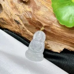 Phật A Di Đà ngọc Phỉ thuý băng chủng Myanmar Phật A Di Đà ngọc Phỉ thuý băng chủng Myanmar