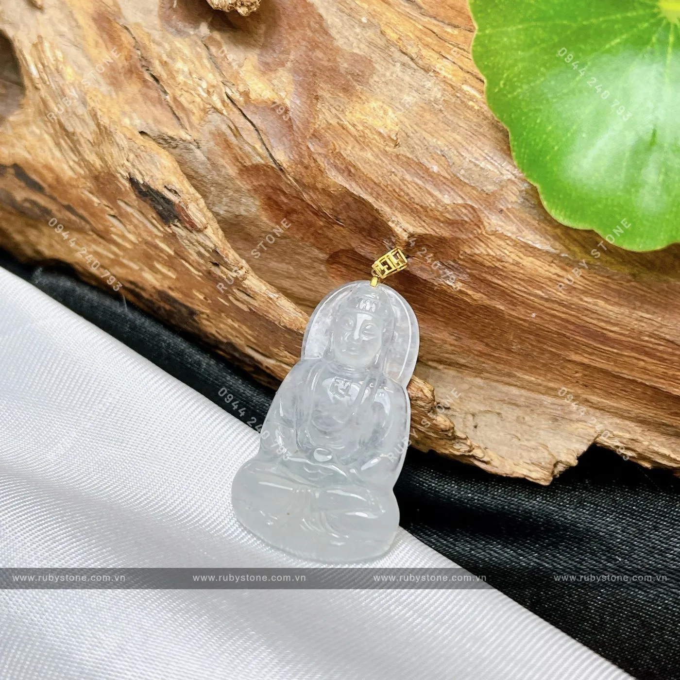 Phật A Di Đà ngọc Phỉ thuý băng chủng Myanmar Phật A Di Đà ngọc Phỉ thuý băng chủng Myanmar - Ảnh 5