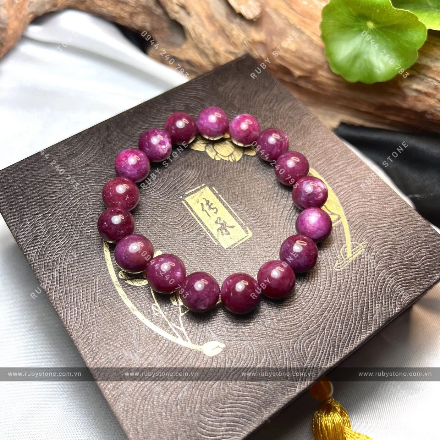 Vòng chuỗi đá Ruby Nam Phi sao thiên nhiên 11.5 ly Vòng chuỗi đá Ruby Nam Phi sao thiên nhiên 11.5 ly - Ảnh 9