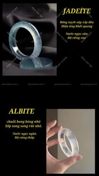 Tổng quan về Albite - Ngọc bọt nước và cách phân biệt Albite và Jadeite