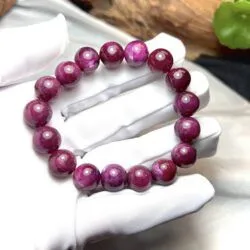 Vòng chuỗi đá Ruby Nam Phi sao thiên nhiên 11.5 ly Vòng chuỗi đá Ruby Nam Phi sao thiên nhiên 11.5 ly