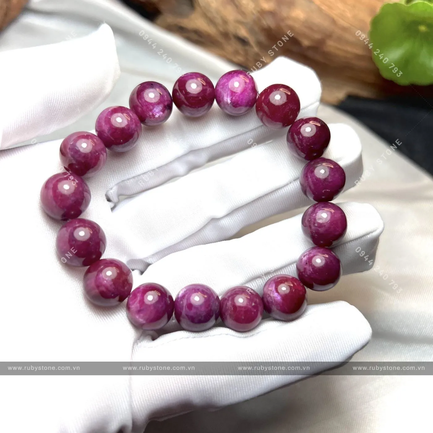 Vòng chuỗi đá Ruby Nam Phi sao thiên nhiên 11.5 ly Vòng chuỗi đá Ruby Nam Phi sao thiên nhiên 11.5 ly - Ảnh 5