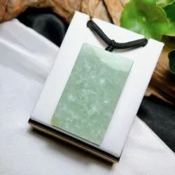 Mặt dây vô sự bài ngọc Cẩm thạch Myanmar - Hình ảnh 3