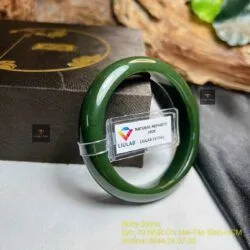 Vòng bản liền ngọc bích Canada màu đậm - Hình ảnh 6