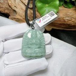 Thiên thủ thiên nhãn ngọc Cẩm thạch Myanmar, chạm khắc thủ công tinh xảo - Hình ảnh 5