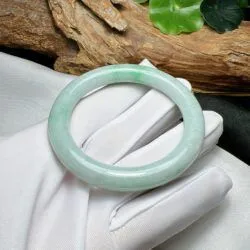 Vòng bản liền ngọc Cẩm thạch Miến Điện, ni tay 53mm - Ảnh 5