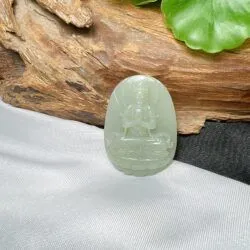Như lai đại nhật - Phật bản mệnh Ngọc bích Nga (Russian nephrite jade) - Hình ảnh 3