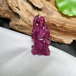 Tượng quan công Ruby Nam Phi, KT 52mm - Hình ảnh 2