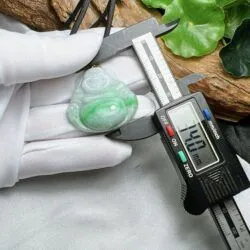Phật Di Lặc ngọc Cẩm thạch Myanmar - Hình ảnh 5