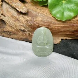 Như lai đại nhật - Phật bản mệnh Ngọc bích Nga (Russian nephrite jade)