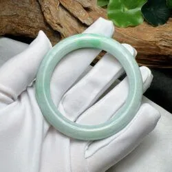 Vòng bản liền ngọc Cẩm thạch Miến Điện, ni tay 53mm