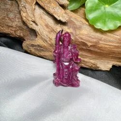Tượng quan công Ruby Nam Phi, KT 52mm - Hình ảnh 3