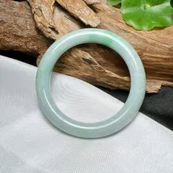 Vòng bản liền ngọc Cẩm thạch Miến Điện, ni tay 53mm - Ảnh 4