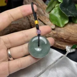 Đồng điếu ngọc Phỉ thuý lam ngọc Myanmar - Hình ảnh 6