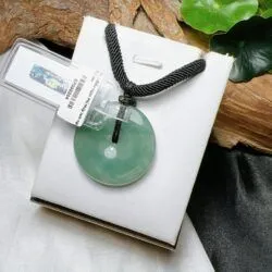 Đồng điếu ngọc Phỉ thuý lam ngọc Myanmar - Hình ảnh 3