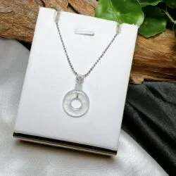 Mặt dây Đồng điếu ngọc phỉ thuý băng chủng Myanmar, vàng 18k - Hình ảnh 5