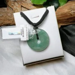 Đồng điếu ngọc Phỉ thuý lam ngọc Myanmar - Hình ảnh 2