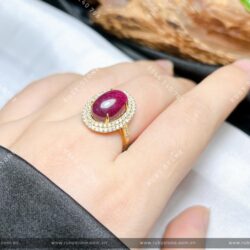 Nhẫn đá quý Ruby