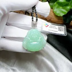 Phật Di Lặc ngọc phỉ thuý Miến Điện (Myanmar) - Ảnh 6