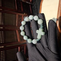 Vòng chuỗi Mân Côi ngọc cẩm thạch