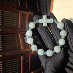 Vòng chuỗi Mân Côi ngọc cẩm thạch