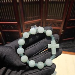 Vòng chuỗi Mân Côi ngọc cẩm thạch