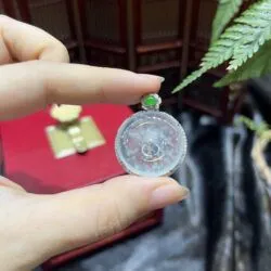 Mặt dây đồng điếu ngọc Phỉ thuý băng chủng Muna - Hình ảnh 10