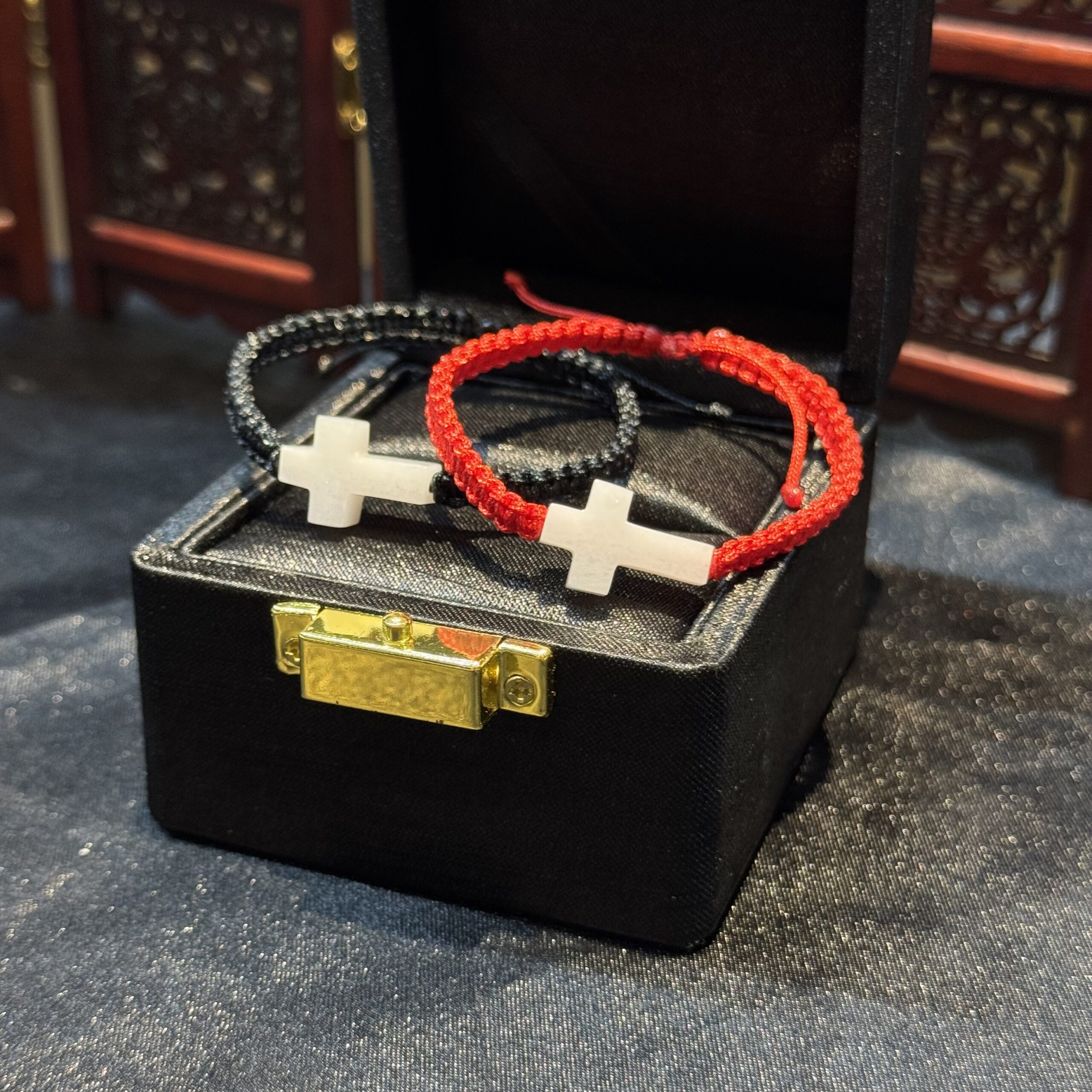 Vòng đeo tay Thánh giá ngọc cẩm thạch Vòng đeo tay Thánh giá ngọc cẩm thạch - Ảnh 6