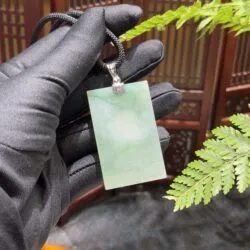 Mặt dây vô sự bài ngọc phỉ thuý Myanmar - Ảnh 8