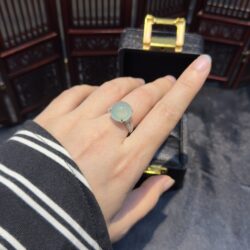 Nhẫn ngọc phỉ thuý lam thiên không