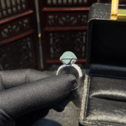 Nhẫn ngọc phỉ thuý lam thiên không