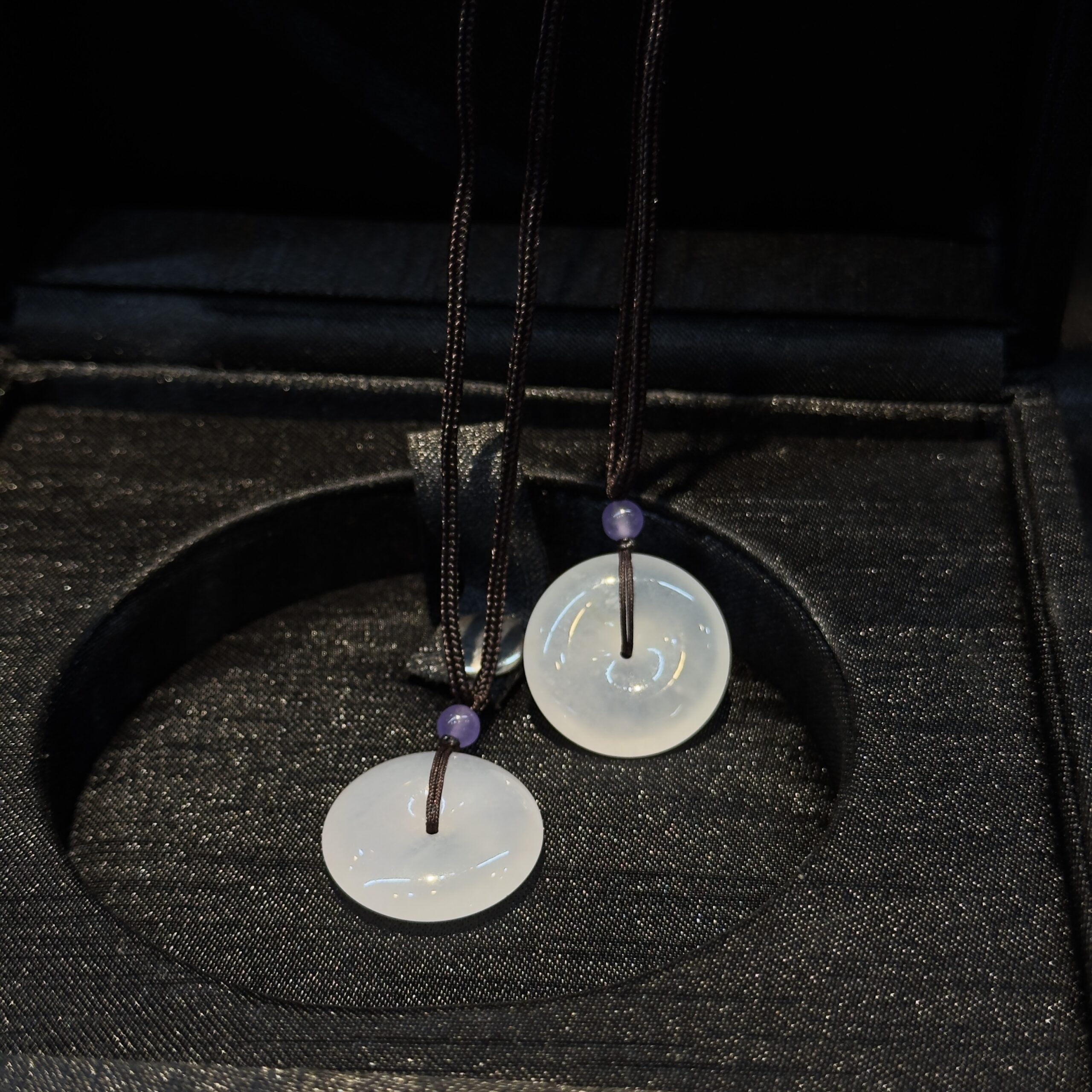 Mặt dây khấu bình an ngọc phỉ thuý Mặt dây khấu bình an ngọc phỉ thuý - Ảnh 6