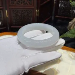 Vòng bản liền ngọc phỉ thuý băng chủng Myanmar - Ảnh 6