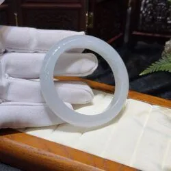 Vòng bản liền ngọc phỉ thuý băng chủng Myanmar - Ảnh 14
