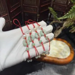 Móc treo điện thoại ngọc Cẩm thạch Myanmar - Hình ảnh 4