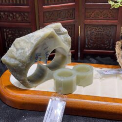 Nhẫn càn long ngọc bích Hoà Điền - Hình ảnh 6