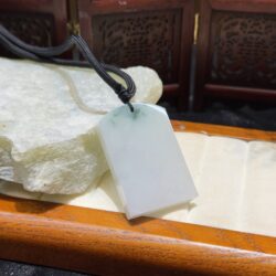 Mặt dây vô sự bài ngọc cẩm thạch Myanmar - Hình ảnh 2