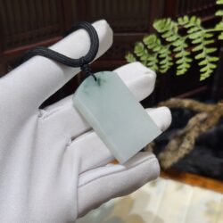 Mặt dây vô sự bài ngọc cẩm thạch Myanmar - Hình ảnh 5