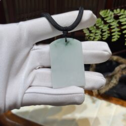 Mặt dây vô sự bài ngọc cẩm thạch Myanmar